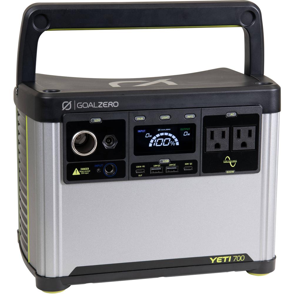 GOAL ZERO Yeti 700 Estación de Energía Portátil 677Wh, Batería de Litio Hierro Fosfato