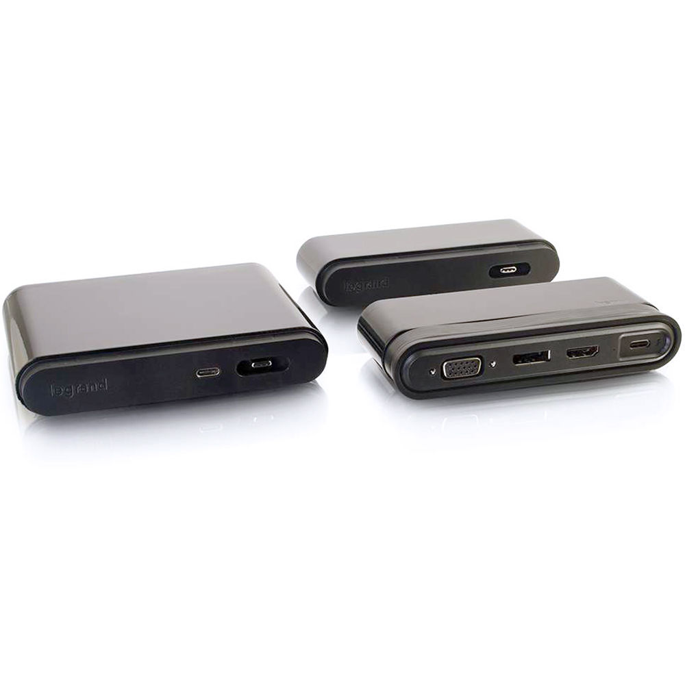 C2G Dock de Viaje USB Type-C con Carga y Hub 10,200mAh, Compatible con Thunderbolt 3, Sopo