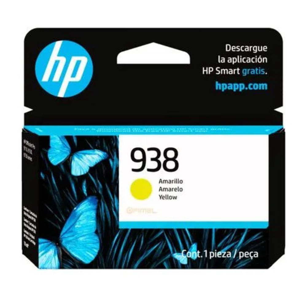 Cartucho de Tinta HP 4S6X7PL Amarillo Original 4S6X7PL