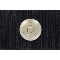 FSR Poke Thru 4"" Completo 4AC (Cubierta de Bronce) - Caja de Piso Resistente al Fuego