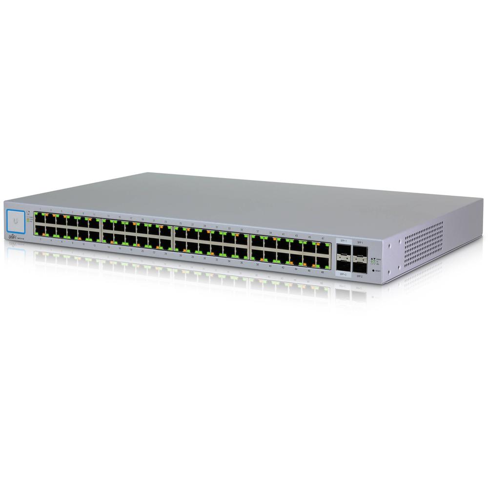 Ubiquiti Switch Managed Gigabit US-48 - 48 Puertos RJ45, 2 SFP, 2 SFP+ - 70 Gb/s Rendimien