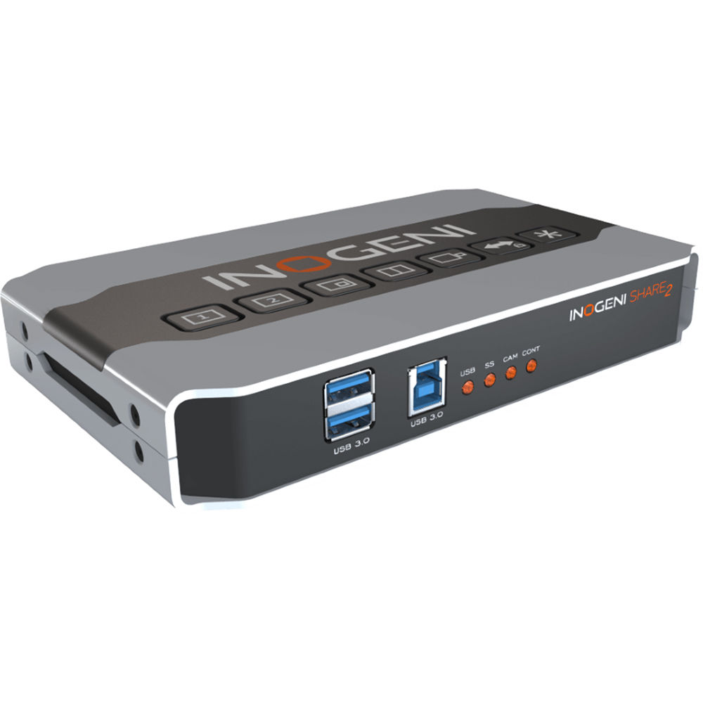 INOGENI SHARE 2 Dispositivo de Captura de Video Dual USB 3.0 - HDMI y DVI-I, Soporta 1080p