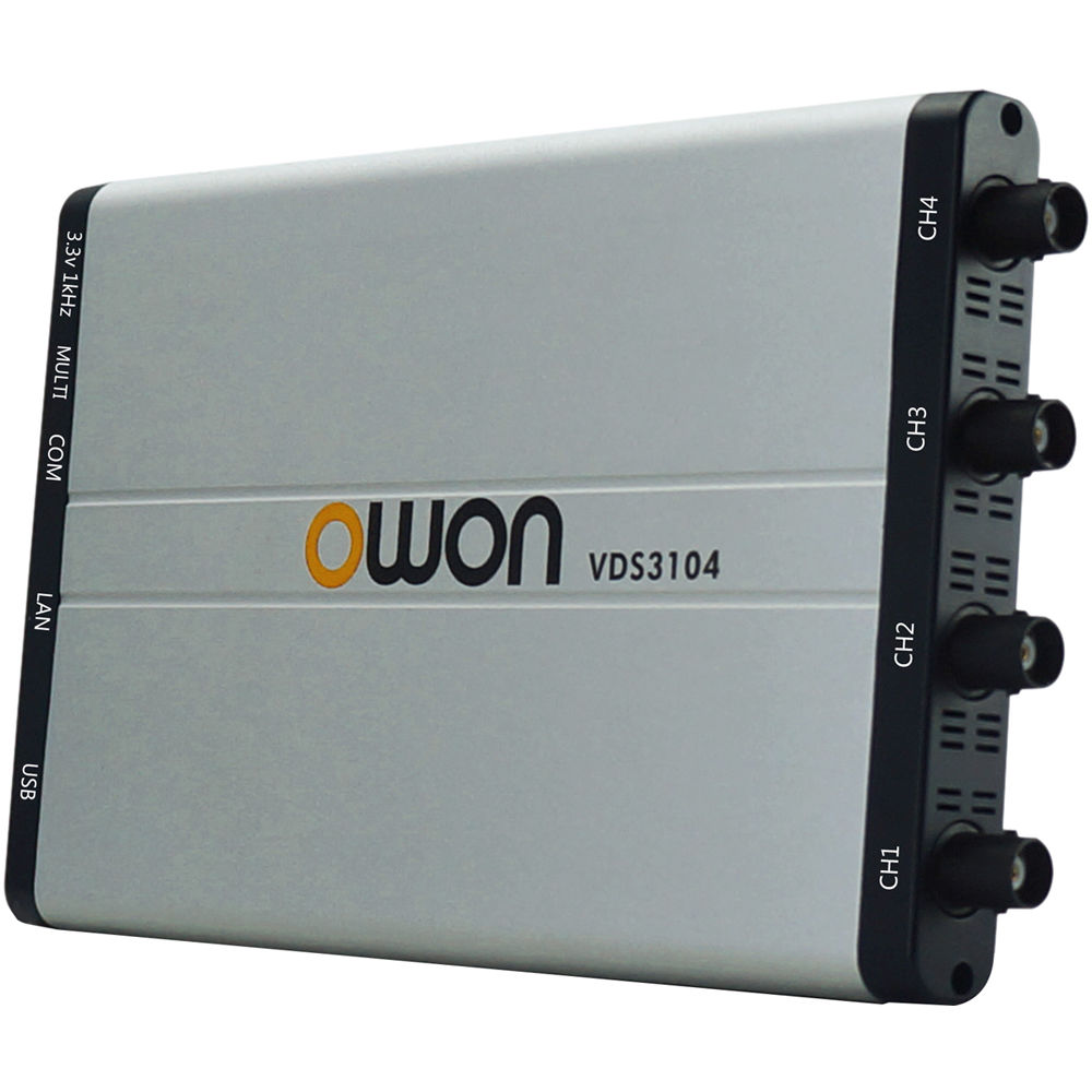 OWON Osciloscopio USB 100 MHz 1 GS/s 4 Canales