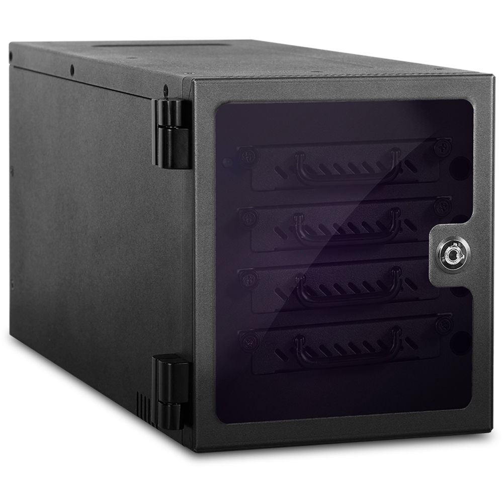 iStarUSA Torre Hot-Swap 4-Bay 2.5"" SAS/SATA - Puertos miniSAS SFF8088, Ventilador de 2.6"",