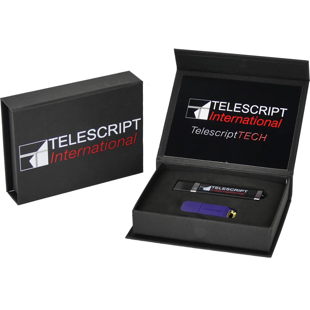 Telescript Software de Teleprompter TECH - Aplicación Básica con Interfaz Intuitiva, Sop