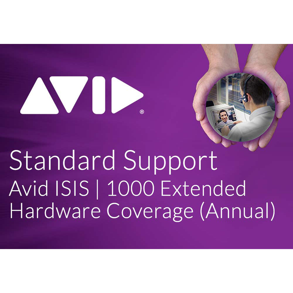 Avid ISIS 1000 Software 20TB - Cobertura Extendida de Hardware (Anual)