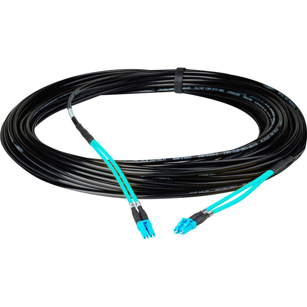 Camplex Cable de Fibra Óptica Multimodo OM3 de Dos Canales 328' con Conectores LC