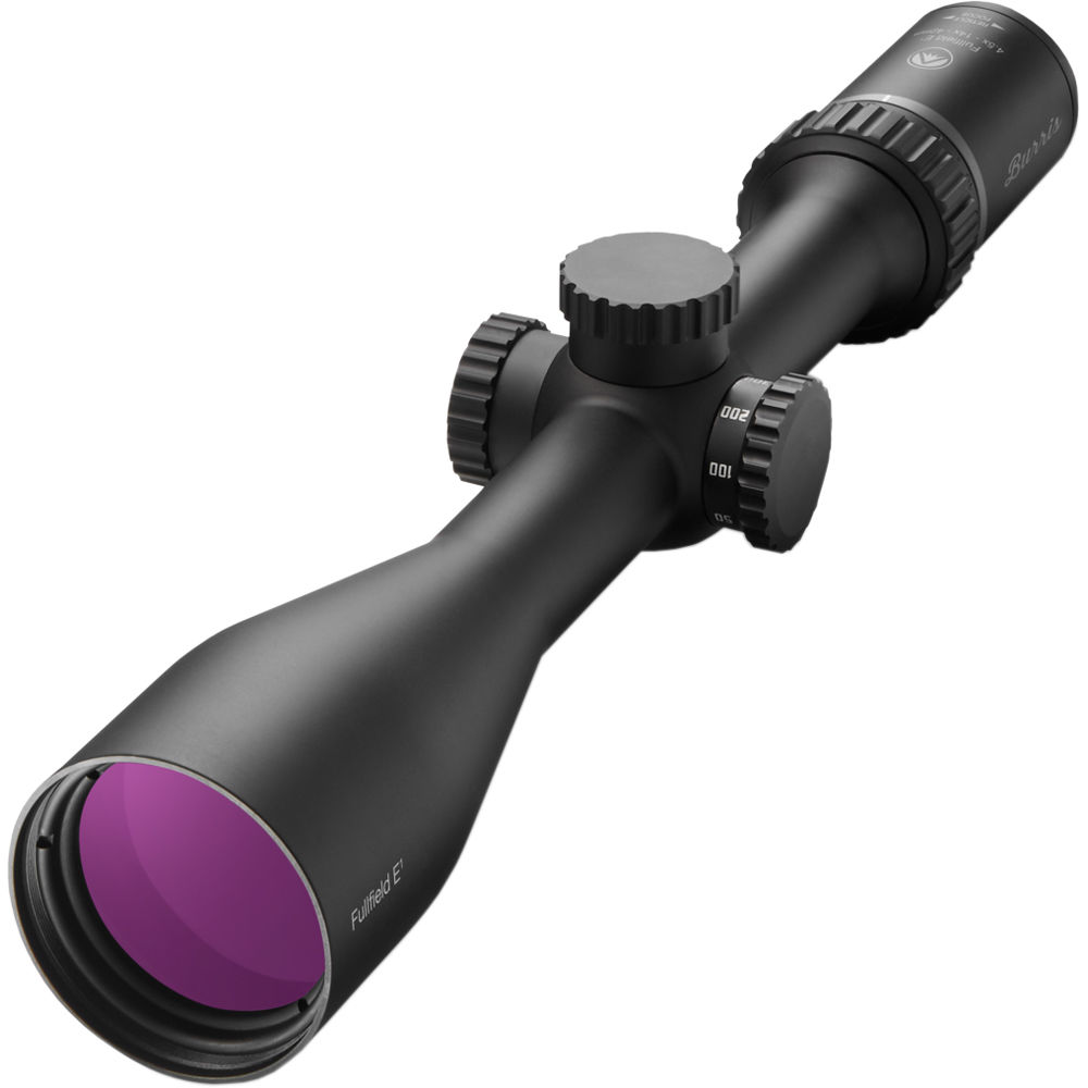 Burris Optics 4.5-14x42 Fullfield E1 Riflescope Long-Range MOA Reticle SFP, 1"" Maintube, W