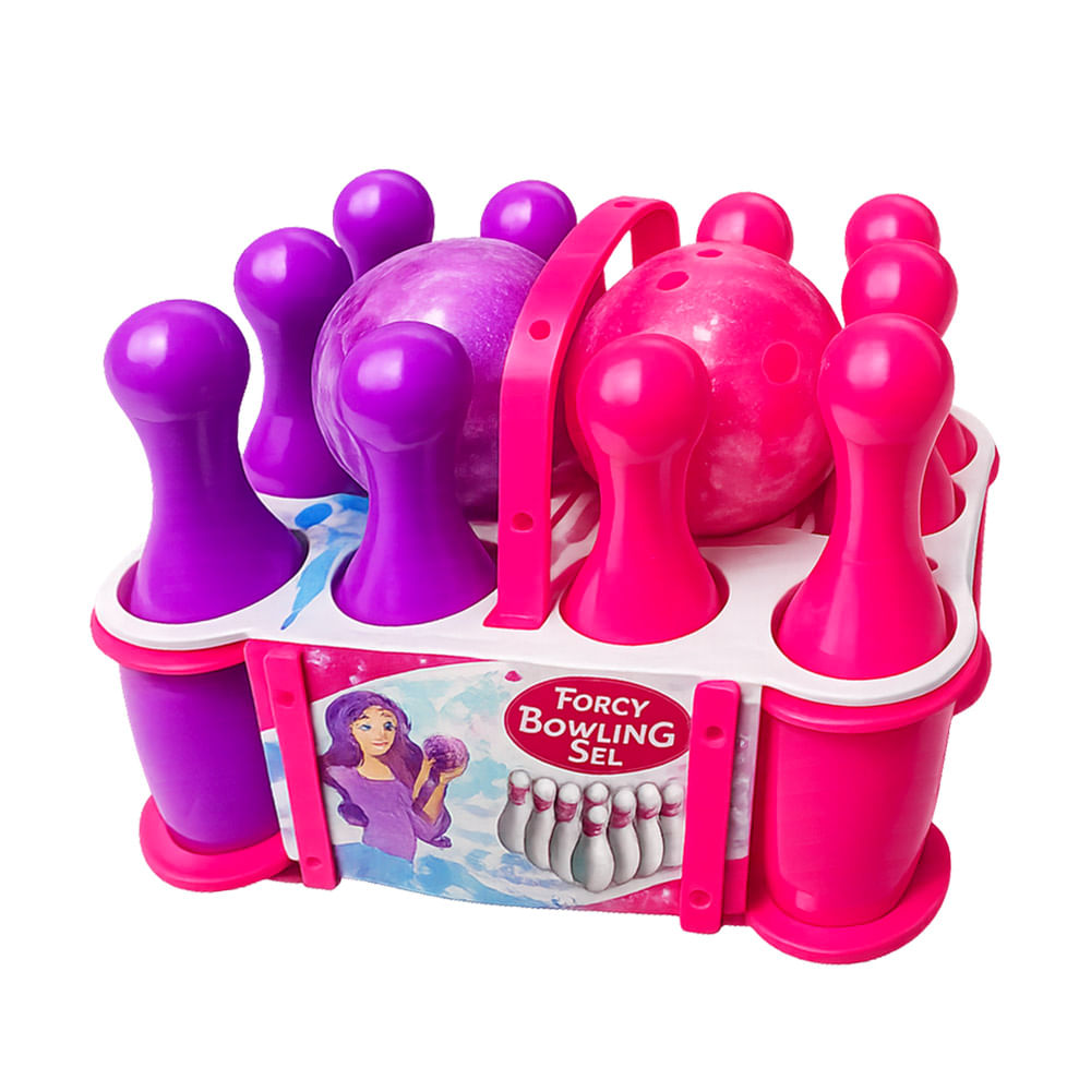 Set de Bowling Tamaño Grande Bolos 10 Palos 2 Bolos Mujer