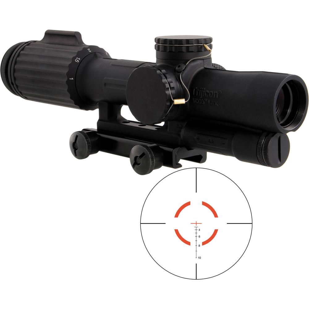 Trijicon VCOG 1-6x24 Riflescope Red Segmented Circle .308/175 Reticle, 24mm Objetivo, 90 M