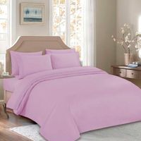 Juego de Sabanas Bordadas Rosa BB 2plz - 6 Piezas