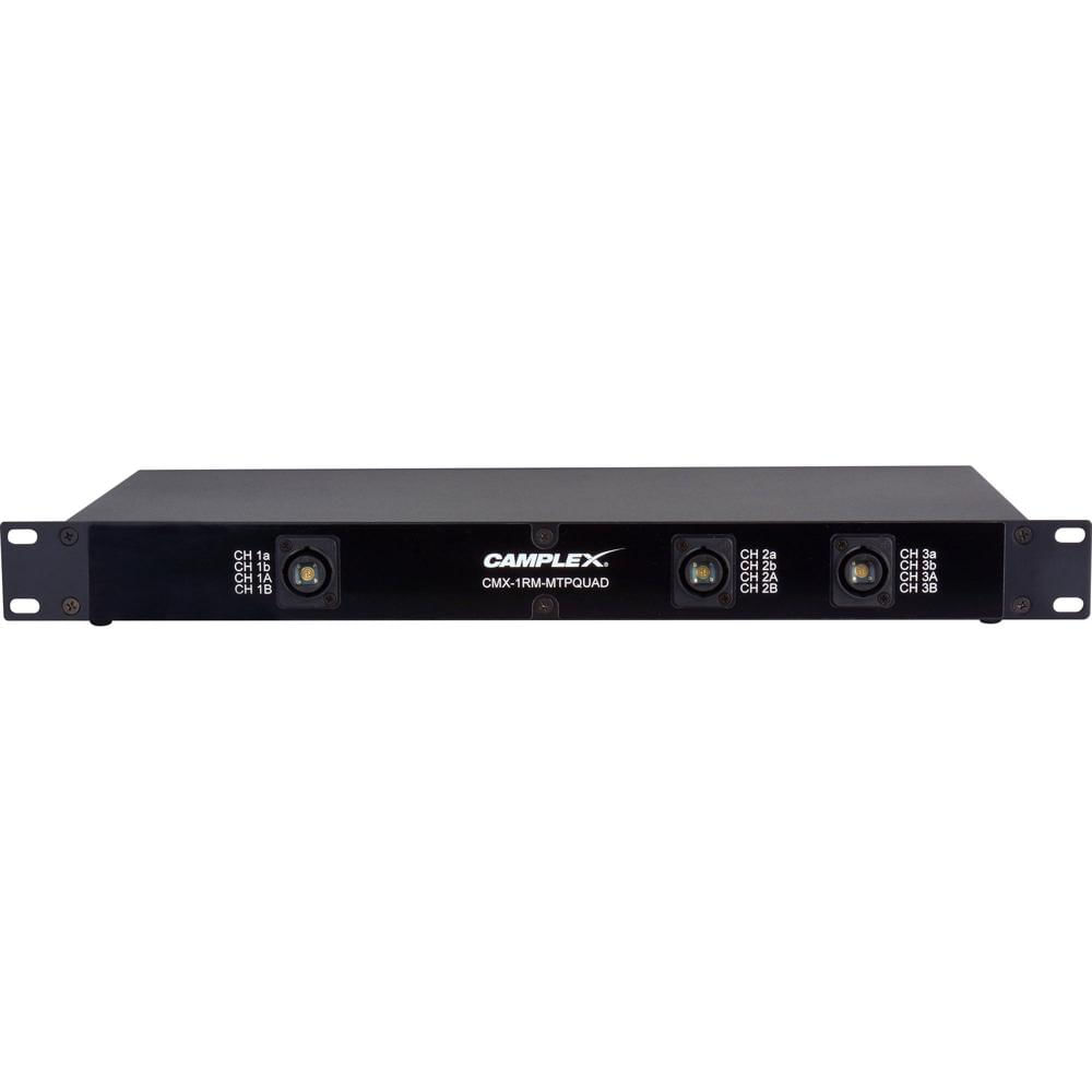 Camplex Breakout Box Rack MTP NO12FDW-A a 3 SM QUAD NO4FDW-A, 1 RU, Aluminio, 3 Puertos, C