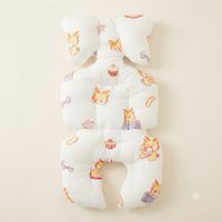 Cojín para Asiento o Cochecito de Bebé Corbatita de Raichu Kawai Blanco