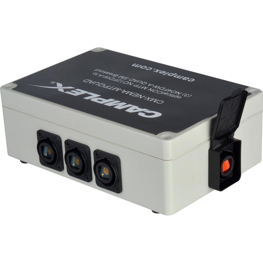 Camplex Breakout Box OpticalCON MTP NO12FDW-A 12 Canales a 3 Conectores Modo Simple Quad N