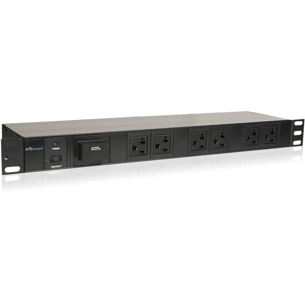 iStarUSA Unidad de Distribución de Energía Vertical PDU-10N-6R con 10 Salidas NEMA 5-15R