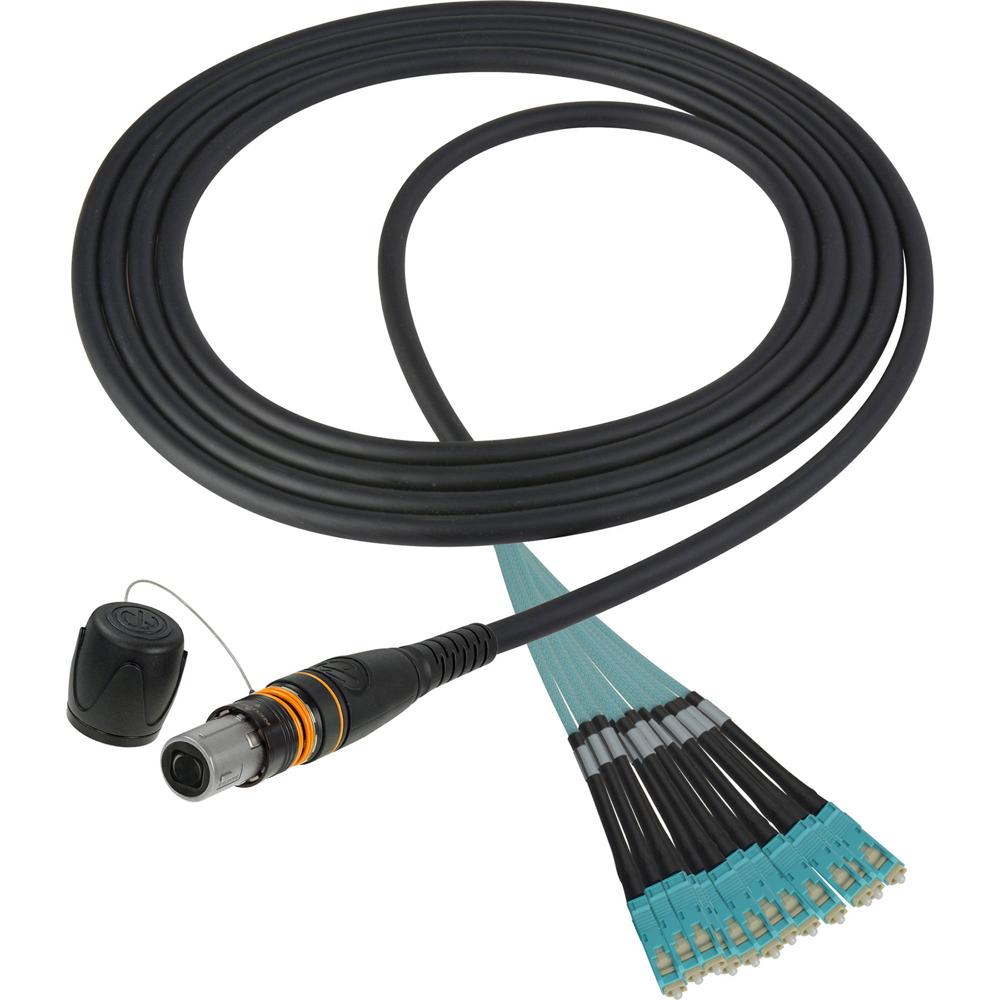 Camplex Cable de Fibra Óptica MTP/SC 0M3 Multimodo 50/12, 3m, Conectores Neutrik, OFNP