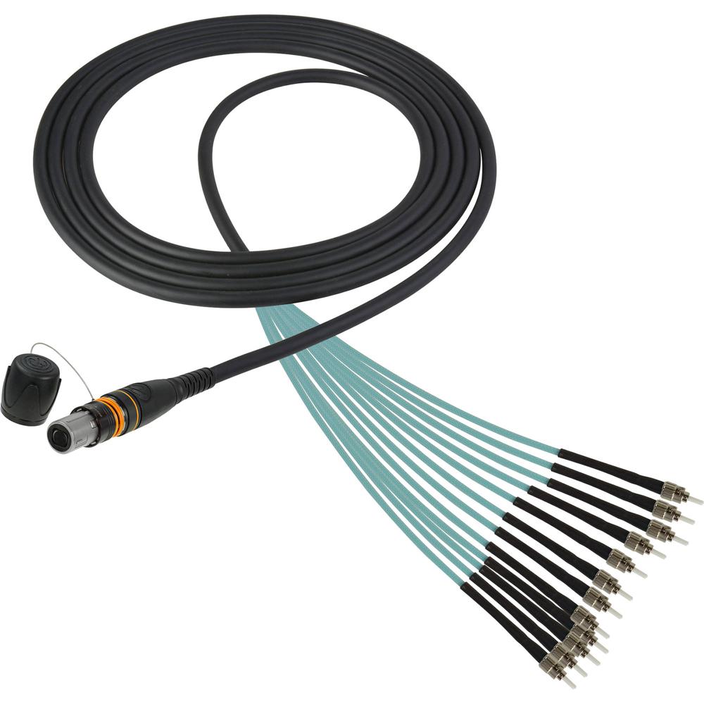 Camplex Cable Multimodo OM3 0M3 de 10' con Conectores MTP a 12 ST, OFNP
