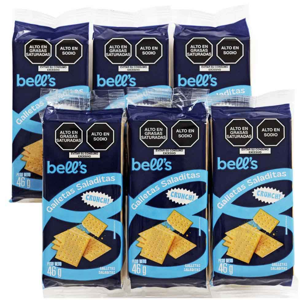 Galletas Saladitas BELL'S Paquete 6un