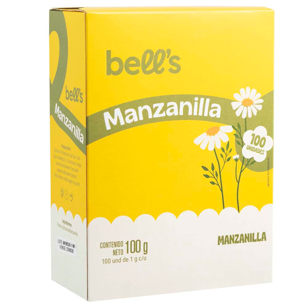 Manzanilla BELL'S Caja 100un