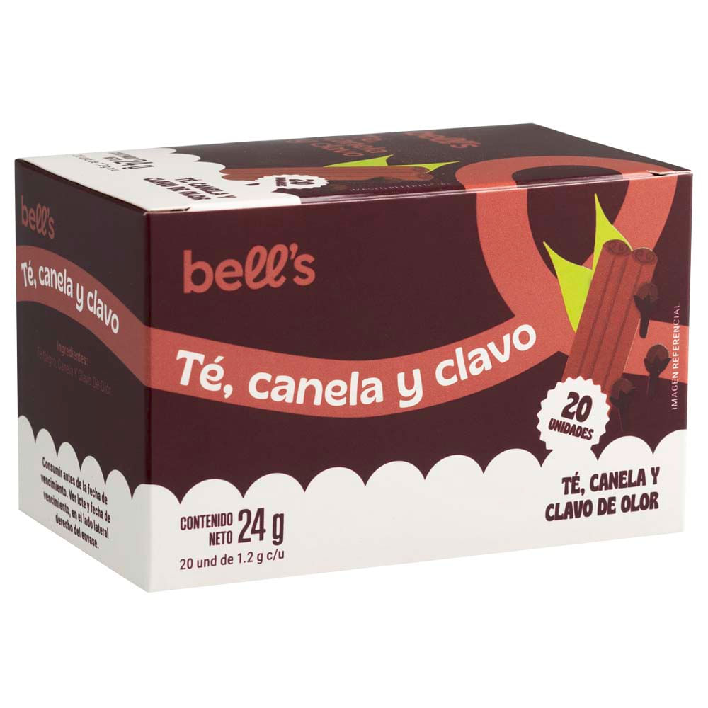 Té Canela y Clavo BELL'S Caja 20un