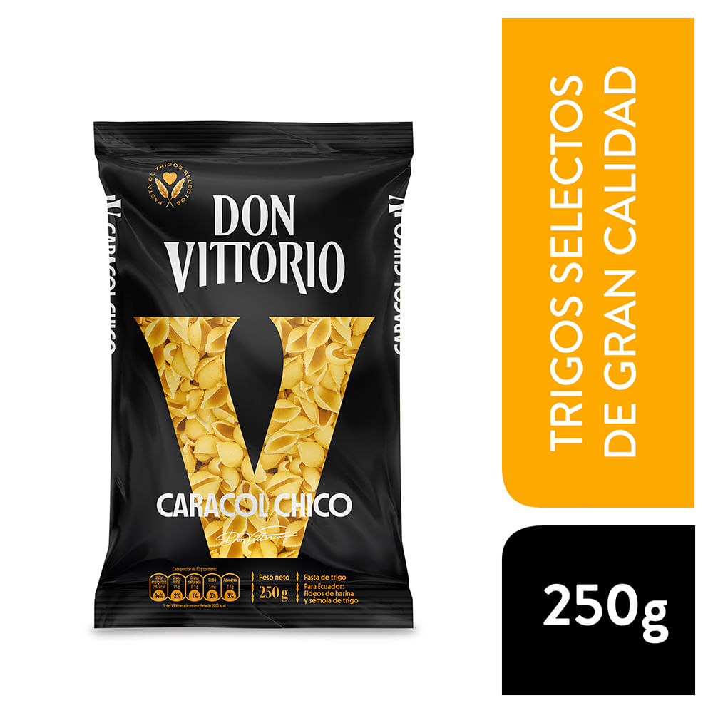 Fideos Caracol DON VITTORIO Bolsa 250g