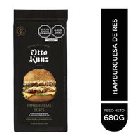 Hamburguesa OTTO KUNZ Premium de Res Bolsa 8un