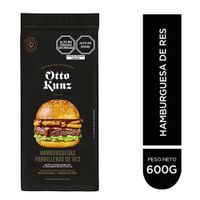 Hamburguesa OTTO KUNZ Parrillera de Res Bolsa 4un