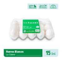 Huevos Blancos LA CALERA Paquete 15un
