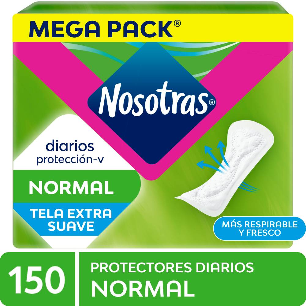 Protectores Diarios NOSOTRAS Normal Paquete 150un