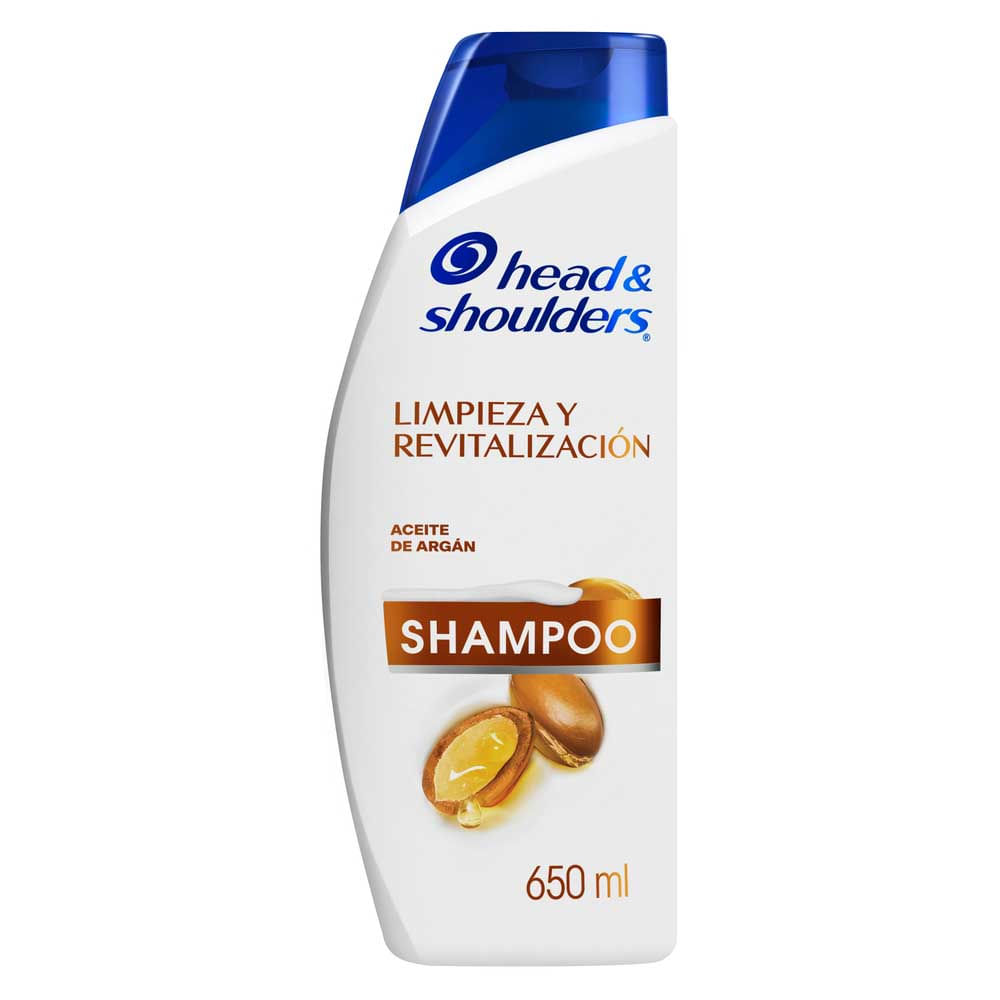 Shampoo HEAD & SHOULDERS Limpieza y Revitalización Control Caspa Frasco 650ml
