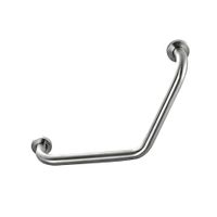 Barra de Seguridad Curva para Baño en Acero Inoxidable Satinado 50 cm