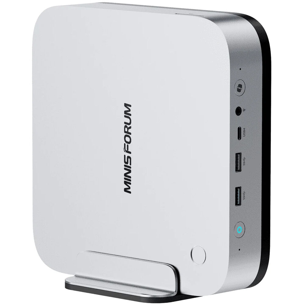 MINISFORUM AI X1 PRO Mini Desktop Computer - AMD Ryzen AI 9 HX 370, 12-Core, 128GB DDR5, 1