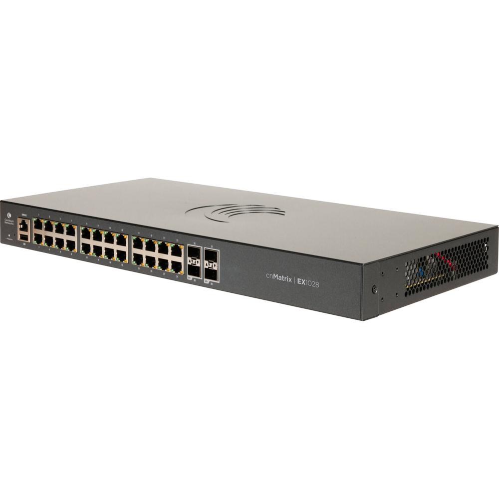 Cambium cnMatrix EX1028-P Switch Gestionado 24 Puertos Gigabit PoE+ con 4 Slots SFP