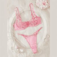 Set de Lencería rosado para mujer - ARANZA