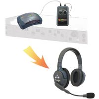 Eartec UltraLITE Headsets Add-On para Intercomunicador Portacom - Incluye 1 Headset UltraL