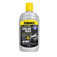 Simoniz Color Wax Cera para Autos Color Plata 500 ml
