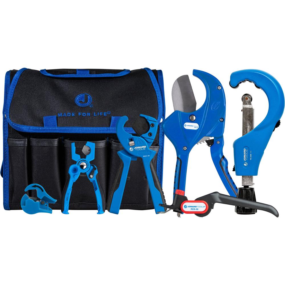 Jonard Tools Kit de Herramientas para Ductos de Fibra TK-260 - Incluye Herramientas de Cor