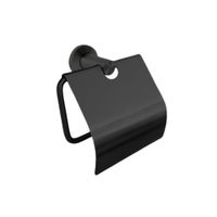 Porta Papel Higiénico Negro Elegante en Acero Inoxidable 7116200N