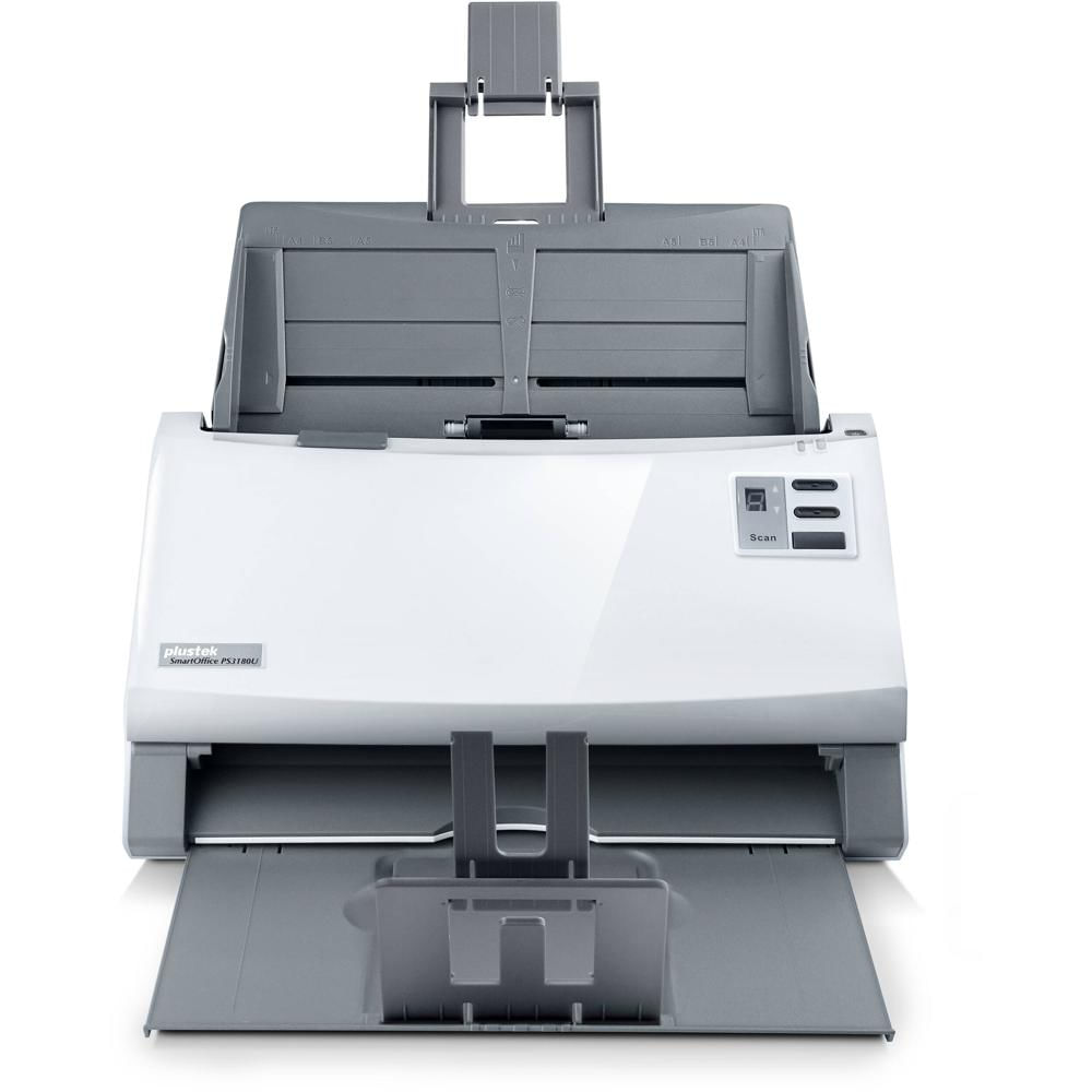 Plustek SmartOffice PS3180U Escáner de Documentos Dúplex Color 80ppm, 100 Hojas, 600 dpi
