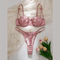 Set de Lencería rosa para mujer - ALONDRA
