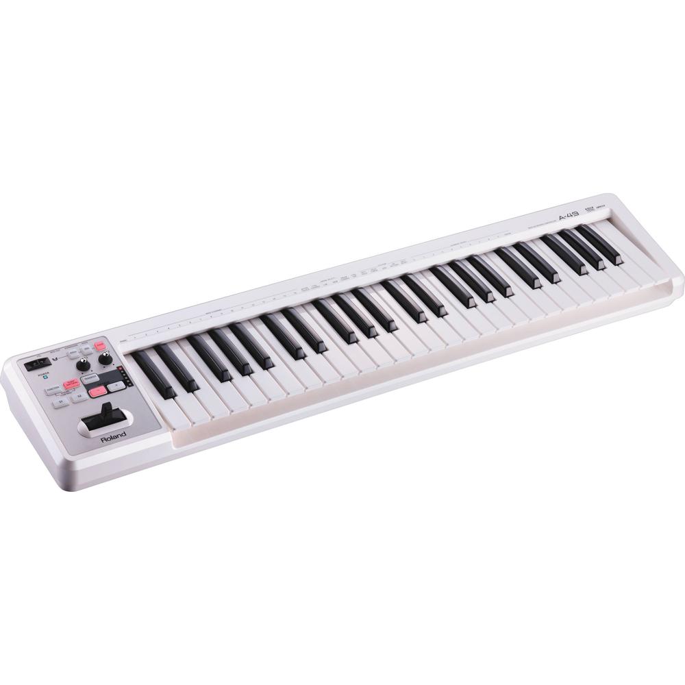 Roland A-49 Controlador MIDI - Teclado USB de 49 Teclas Sensibles a la Velocidad, D-BEAM y