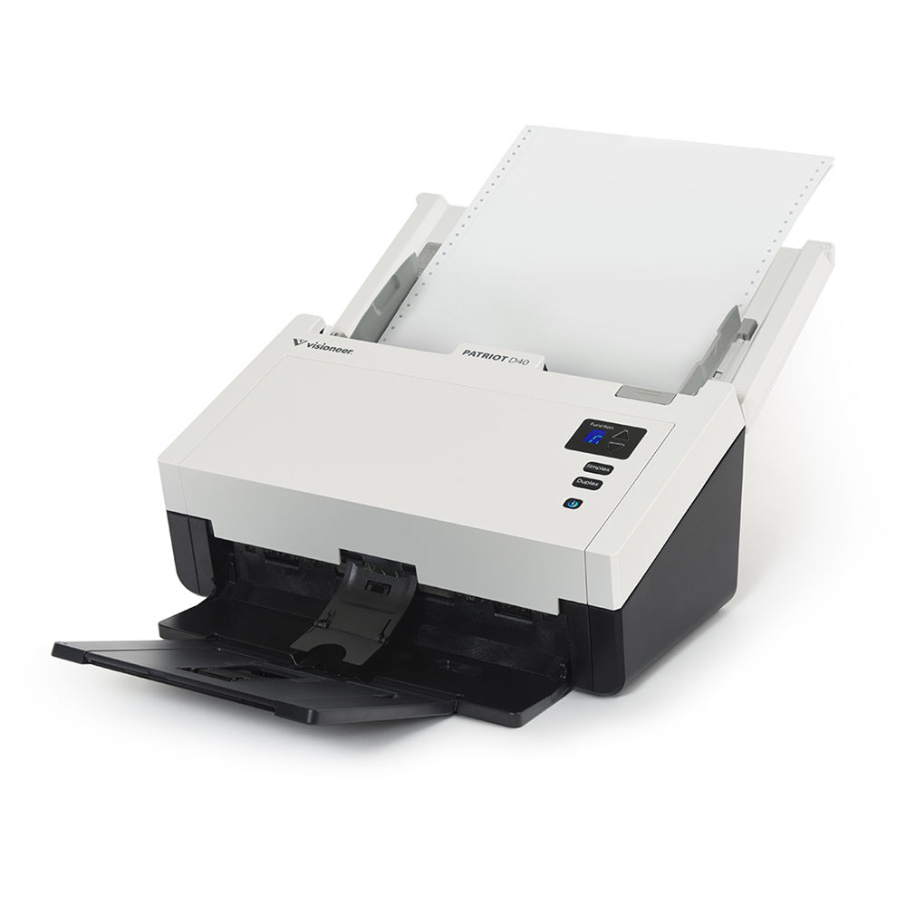 Visioneer Patriot D40 Escáner Dúplex ADF 600 dpi, 1200 dpi Interpolado, 60 ppm, Capacida