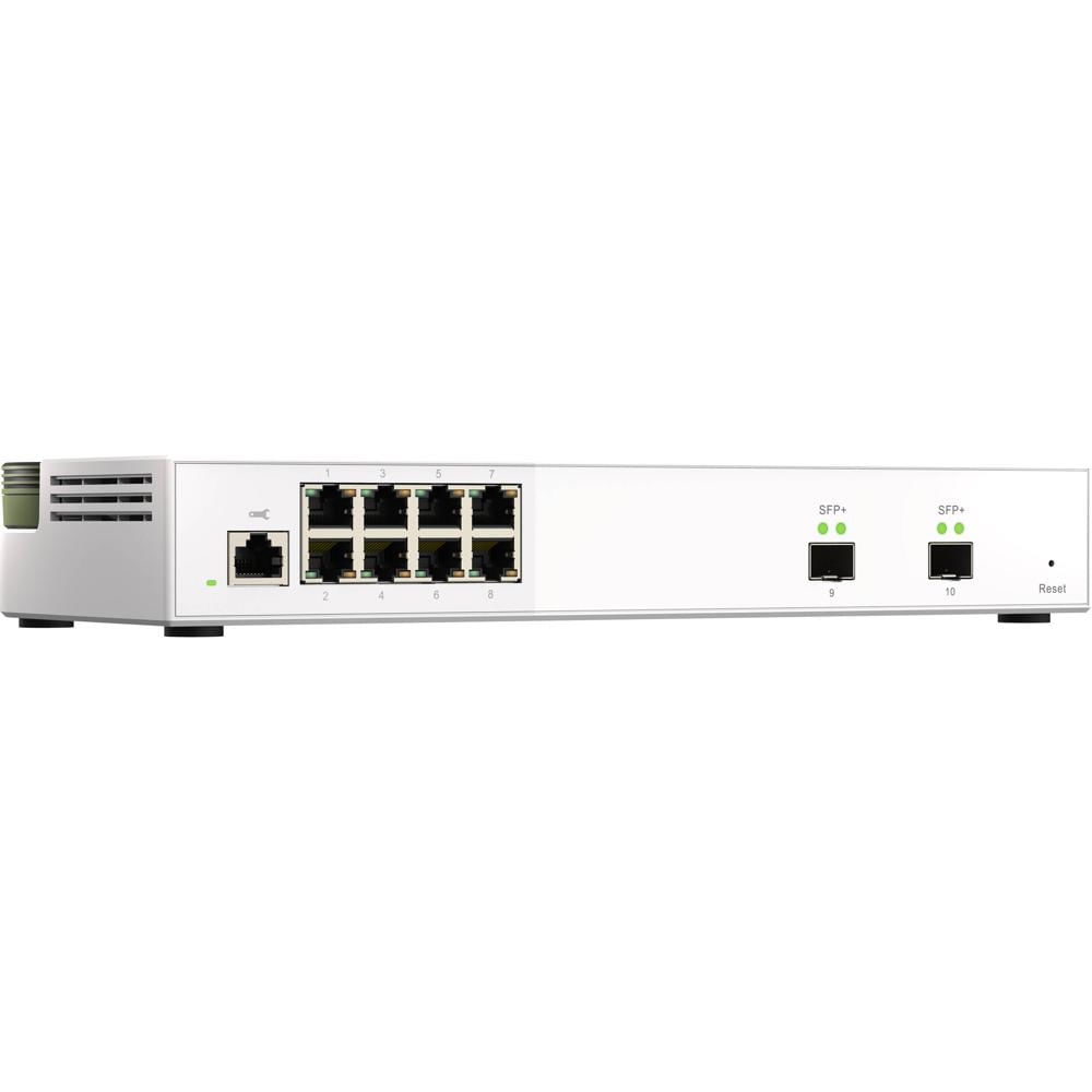 QNAP Switch Gestionado QSW-M2108-2S 8 Puertos Gigabit con 2 Puertos SFP+