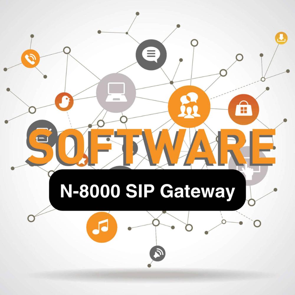 Toa Electronics N-8000SG Q SIP Gateway - Conexión SIP para Intercomunicador N-8000, 5 Can