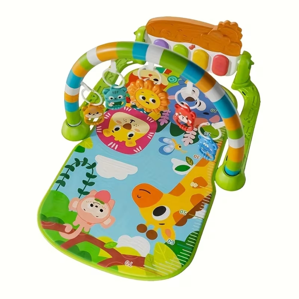 Gimnasio de Jirafa Aiyingle con Piano Multifuncional Verde Learning 368-91G