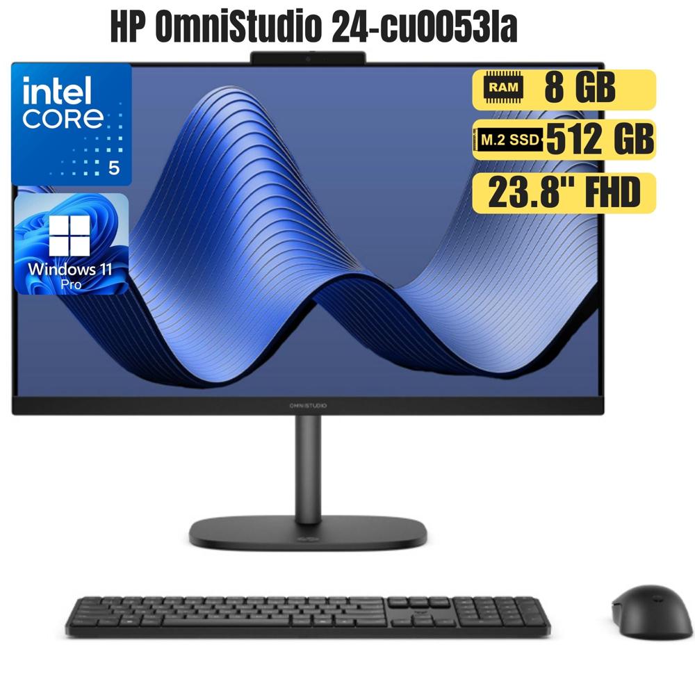 ALL IN ONE HP OmniStudio 24-cu0053la INTEL CORE 5 Ram 8GB SSD 512GB-D2TT9LA-ABM