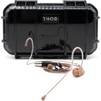 THOR Micrófono de Cabeza Omnidireccional Hammer SE-9 con Boom de 90mm y Conector TA4F (Ma