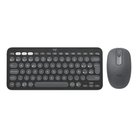 Teclado Logitech K380S y Mouse M196 Bluetooth Bt Grafito