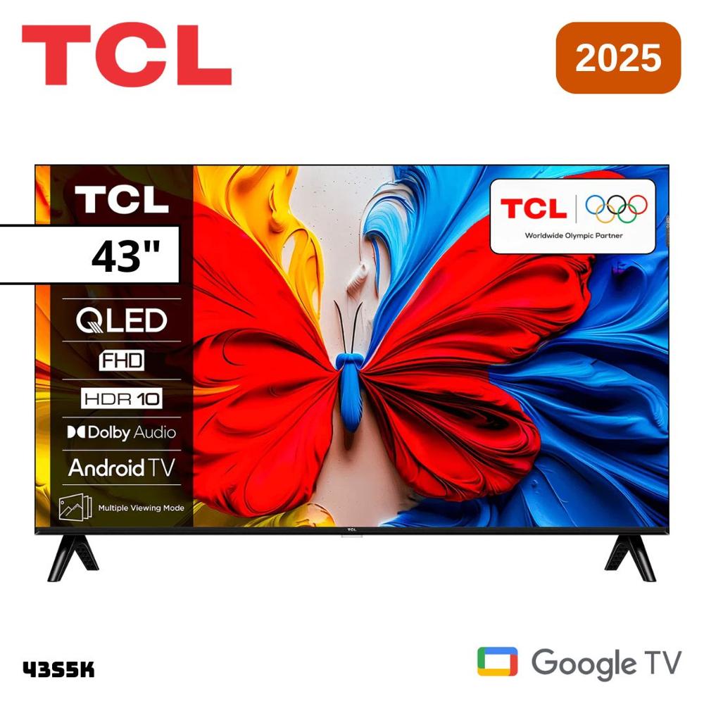 TELEVISOR TCL 43 QLED SMART TV GOOGLE TV FHD 2025 - 43S5K