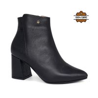 Botines Casuales Mujer Cuero premiun Rumi-KA26Q3 Negro